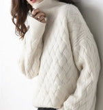 turtleneck cashmere sweater new style languid breeze