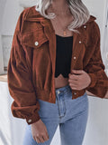 Wind Autumn And Winter Lantern Long-Sleeved Wick Casual Short Coat Jacket Exploding Women's