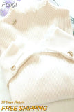 Korean Style Turtleneck Women Elegant Pink Sweater Slim Basic Pullover Jumper Warm Purple Pullover Female Top