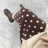 Polka Dot Midi Skirt-Outfit