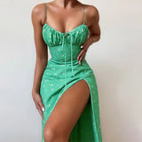 Fongt Women's Fashion Floral Sexy Lace Waist Slit Strap Winter
