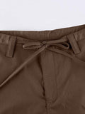Straight Leg Pocket Cargo Pants-Outfit