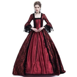 Long Skirt Stitching Large Bell Sleeve Retro