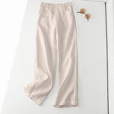 Half Elastic High Waist Slimming Casual