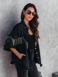 Fongt Heavy Industry Ins Wind Chain Rivet Street Fashion Single Buckle Jacket 6003