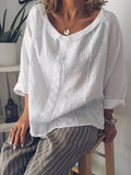 Attractive Solid Color Collar Pullover