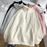 Sweatshirts Clothing Pullovers Zipper Fashion Stand-up