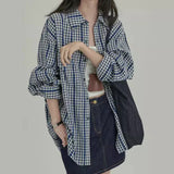Fongt Haifeng Summer Retro Refreshing And Thin Temperament Gentle And Loose Leisure Lace Lattice Cotton Shirt