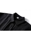 Summer Gothic Blouse Women Black Harajuku Oversize Long Sleeve Single Breasted Loose Punk Streetwear Goth Shirts Female
