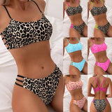 Fongt New Sexy Leopard Print Split Two-Piece Sexy Bikini