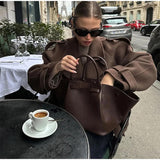 Fongt Women's Clothing 2025 New Fashion This Short Suit Jacket