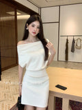 Fongt Special Price Does Not Return] Xixi Summer Collar Short-Sleeved Dress Thin Senior Sense Short Dress Woman 88418