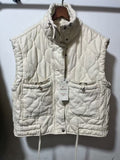 Fongt And Winter New Women's Clothing Collar Casual Sleeveless Gray Cotton Vest Vest Vest Coat