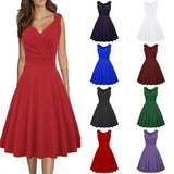 Vintage Hepburn Style Cocktail Light Dress Wish Hot Selling Plus Size Dress-Outfit