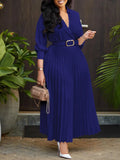 Fongt Spring New Women's Solid Color Size Dress
