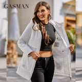 2022 Women's trench Coat Windproof jacket for Women Casual parkas Mid-Length Hooded Design Female Cotton Clothing