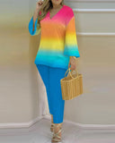 Fongt Women's Clothing 2023 Spring New V-Neck Long-Sleeved Fashion Suit