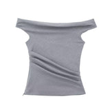 New Wrinkle Design Slim Fashion Blouse 8236565-Outfit