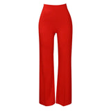 Fongt Women's 2025 New Fashion Temperament Tongle Casual Large-Legged Trousers African Trousers