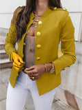 Fongt Burst Long Sleeve Rebuttoned Small Suit Short