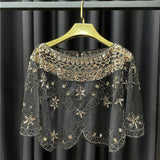 Thin Dress Accessories Shoulder Yarn Pullover Sequined