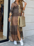 Robe Elegant Button Long Shirt