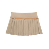 New Spring Style Wide-Pleated Thin Waistband Decorated With A Hundred-Suit Skirt 7385402-Outfit
