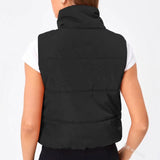 Fongt New Fashion Zipper Pocket Short Cotton Cotton Vest