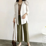Fongt Small Suit Jacket Female 2024 Spring And Summer New Korean Version Loose Sunscreen Clothes In The Long Air Conditioning Cardigan Thin-Outfit
