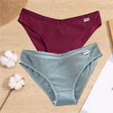 Cotton Women's Panties Sexy Underwear Female Underpants Solid Color Comfortable Woman Cotton Briefs Intimates