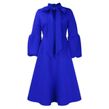 Fongt Women's 2025 New Bubble Sleeve Strap With Large Skirt High-Rise Dress Dress Dress