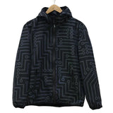 Circuit Grain Jacket Geometric Pattern Rainbow Color Reflective Jacket Hip Hop Mechanical Dance Dazzle Color Reflective Jacket-Outfit
