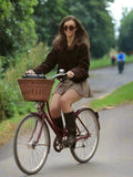 Brown Quilted Overshirt-Outfit