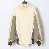 Fongt Autumn New Fashion Loose Long-Sleeved Coloring Clothes With Velvet Thick Casual Dress Women's Tide