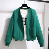 Fongt Jacket Female Short Model Fall 2024 New Loose Korean Version With A Hat Chic Port Wind Versatile Top Tide-Outfit