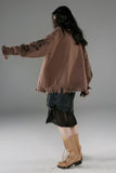 Extra Distressed Zip-Up
