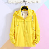 Thin Jacket Men Hooded Quick-drying Sunscreen Coat Male Lightweight Fabrics Outdoor Windbreaker Travel Clothing White