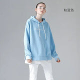Patchwork Letters Embroidery Hooded Tracksuits