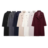 Fongt Autumn New Women's Fashion Solid Color Soft And Loose Coat