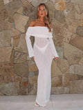 Fongt Summer New Solid Fashion Word Long Dress Dress Dress Woman