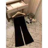 Fongt Tight Waist Broad Legs Loose Leisure Pants Women Autumn And Winter Plus Thick Hanging Slackening Trousers