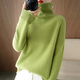 Fongt Sweater Bottom Shirt Women With Qiu Dong New Head Loose Half Draw A Rotator Sleeve Sweater Women's Jacket-Outfit
