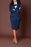 Fongt And Autumn 2025 New Women's Fashion Professional Composite Long Sleeve Suit Packed Cock Dress Set