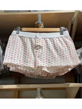 Women Soft Cotton Front Buttons Shorts 2023 Summer Vintage Low Waist Female Chic Bottoms-Outfit