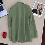Fongt And Autumn Suit Jacket Female Small Man 2024 Spring And Autumn New Korean Version Temperament Goddess Fan Small Leisure Small Suit-Outfit