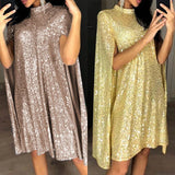 Fongt New Women's Ebay Small Collar Squint Dress
