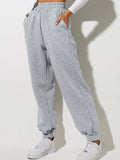 basic sweatpants with a loose