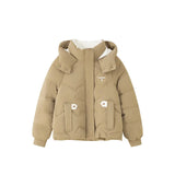 Down Cotton Padded Jacket Women's Padded Clothes 2023 Winter Hot Jacket With Cotton Padded Jacket Plus Plus Women's Clothing Fat Mm Short-Outfit