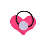 lot Cute Rainbow Solid Sequins Hair Band For Girls Star Heart Crown Elastic Rope Ponytail Holder Headband Hair