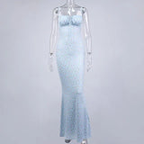 Sleeveless Sexy Backless Party Club Tie Front